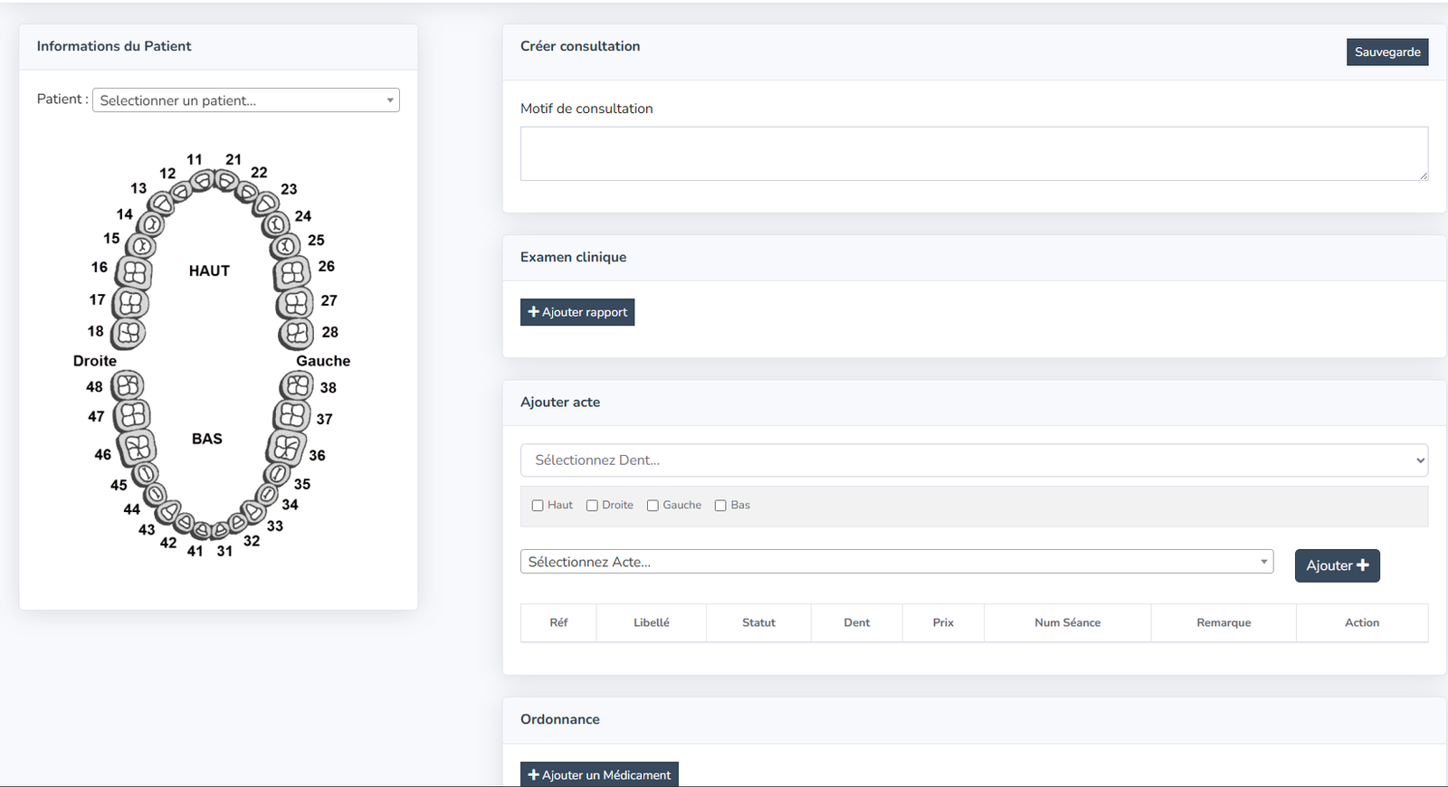 Image de création des patients