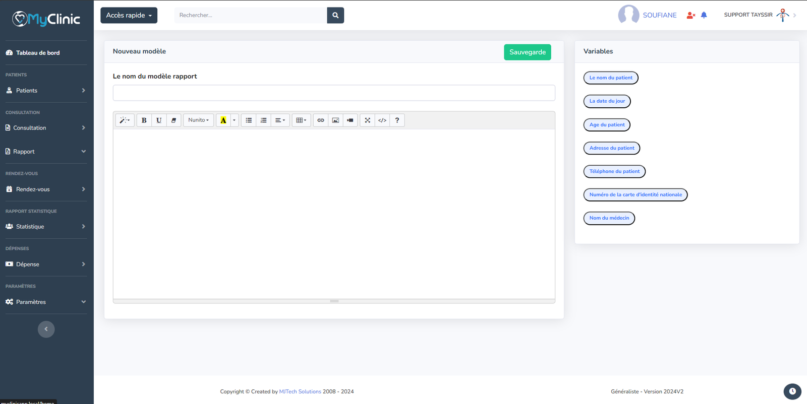 Image de création de rapports