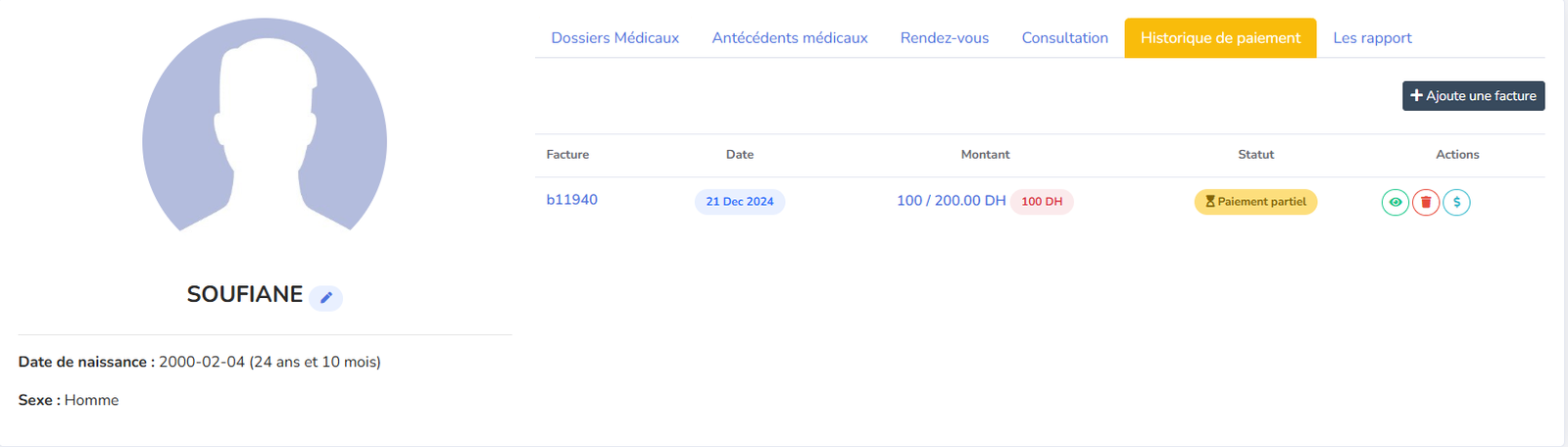 Image de création des patients