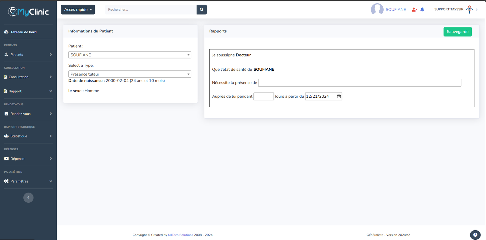 Image de gestion des rapports
