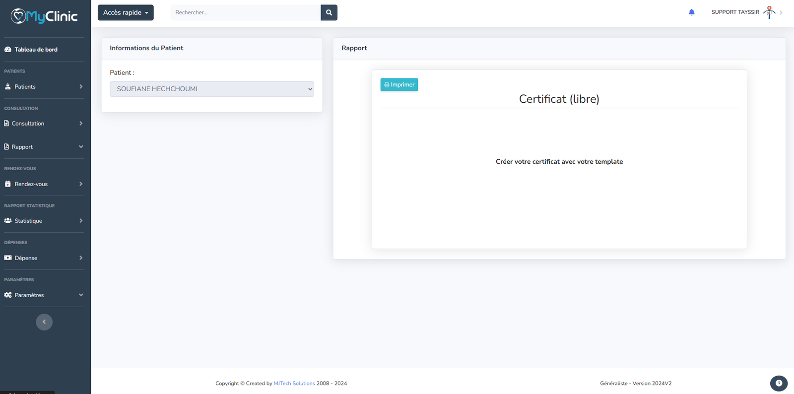 Image de création des patients